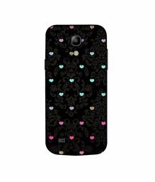 Amazon Brand - Solimo Designer Heart Texture 3D Printed Hard Back Case Mobile Cover for Samsung Galaxy S4 Mini