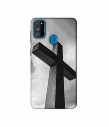 Amazon Brand - Solimo Designer Cross 3D Printed Hard Back Case Mobile Cover for Samsung Galaxy M21 / M30s