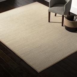 Amazon Brand – Rivet Woven Bordered Sisal Area Rug, 8 x 10 Foot, Grey