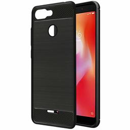 Amazon Brand - Solimo Protective Mobile Cover (Soft and Flexible Back Case) for Xiaomi Redmi 6 (Blac