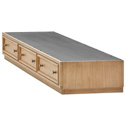 Amazon Brand – Stone & Beam Chase Casual Wood Underbed Storage, 80