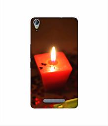 Amazon Brand - Solimo Designer Candle Light 3D Printed Hard Back Case Mobile Cover for Micromax Canvas Juice 3Plus Q394