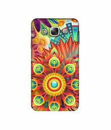 Amazon Brand - Solimo Designer Rangoli 3D Printed Hard Back Case Mobile Cover for Samsung Galaxy E5