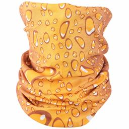 JPGO Neck Gaiter Face Cover Face Scarf for Sun Protection Washable Reusable Balaclava Bandana 1 Piece Yellow