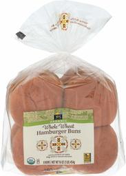 365 Everyday Value, Organic Whole Wheat Hamburger Buns, 16 oz