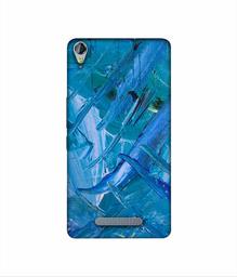 Amazon Brand - Solimo Designer Blue Paint 3D Printed Hard Back Case Mobile Cover for Micromax Canvas Juice 3Plus Q394