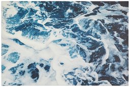 Amazon Brand – Rivet Blue Ocean Waves Print on Canvas, 24