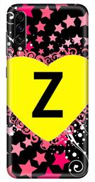 Amazon Brand - Solimo Designer Heart Pattern Alphabet-Z 3D Printed Hard Back Case Mobile Cover for Samsung Galaxy A50s