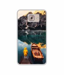 Amazon Brand - Solimo Designer Lake View UV Printed Soft Back Case Mobile Cover for Samsung Galaxy J7 Max