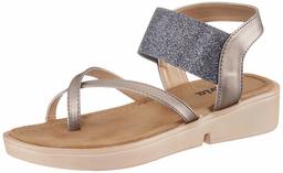 Flavia Women's Grey Fashion Sandals-5 UK (37 EU) (6 US) (FL105/GRY)