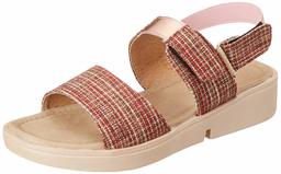 Flavia Women's RED Fashion Sandals-8 UK (40 EU) (9 US) (FL123/RED)