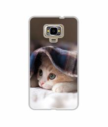 Amazon Brand - Solimo Designer Sleepy Kitten UV Printed Soft Back Case Mobile Cover for Samsung Z4