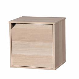 Marchio Amazon - Movian Cubo portaoggetti modulare in legno MDF con anta, Beige, 34.9 x 29 x 34.4 cm