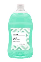 Amazon Brand - Solimo Liquid Hand Soap Refill, Mango and Coconut Water, 56 Fluid Ounces