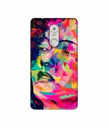 Amazon Brand - Solimo Designer Multicolor Lady Vector 3D Printed Hard Back Case Mobile Cover for Lenovo K6 Note