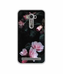 Amazon Brand - Solimo Designer Dark Flowers Photography UV Printed Soft Back Case Mobile Cover for Asus Zenfone 2 Laser ZE550KL