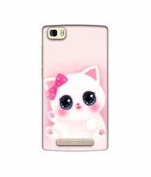 Amazon Brand - Solimo Designer Babby Kitty UV Printed Soft Back Case Mobile Cover for Panasonic P75