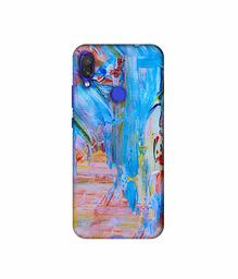 Amazon Brand - Solimo Designer Light Multicolor Canvas 3D Printed Hard Back Case Mobile Cover for Xiaomi Redmi Note 7 Pro