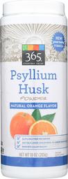 365 Everyday Value, Psyllium Husk Powder, Orange Flavor, 10 oz