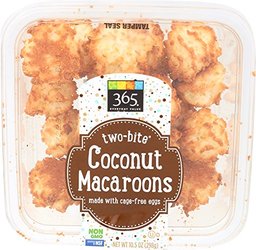 365 Everyday Value, Two-Bite Coconut Macaroons, 10.5 oz