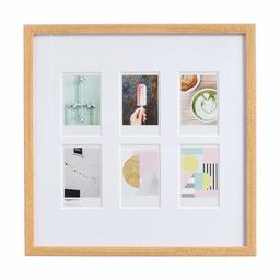 AmazonBasics Photo Frame for use with Instax - 6-Opening - 3.25