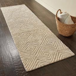 Rivet Contemporary Diamond Patterned Area Rug