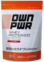 [Amazonブランド]OWN PWR ホエイプロテイン 100 ココア味 1000g