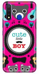 Amazon Brand - Solimo Designer Cute Little Boy Pink Pattern 3D Printed Hard Back Case Mobile Cover for Vivo Y19 / Vivo U20