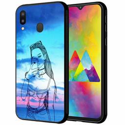 Amazon Brand - Solimo Designer Selfie Printed Hard Back Case Mobile Cover for Samsung Galaxy M20 (D1291)