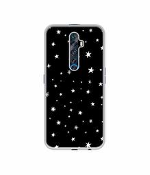 Amazon Brand - Solimo Designer Sperking Stars UV Printed Soft Back Case Mobile Cover for Oppo Reno 2Z