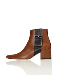 find. Amazon Brand Women's Ankle Boots with Zips and Colour Block Straps, Brown (Tan), US 10.5