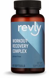 Amazon Brand - Revly Workout Recovery Complex, 60 Softgels, 1 Month Supply