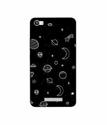 Amazon Brand - Solimo Designer Solar System 3D Printed Hard Back Case Mobile Cover for Lava Iris X8