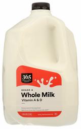 365 by Whole Foods Market, Grade A Milk, Whole, 128 Fl Oz