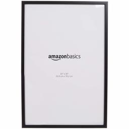 AmazonBasics - Cornice per foto, 50,8 x 76,2 cm, confezione da 2, nero