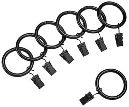 AmazonBasics 1-Inch Curtain Clip Ring