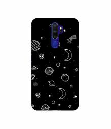 Amazon Brand - Solimo Designer Solar System 3D Printed Hard Back Case Mobile Cover for Oppo A9 (2020)