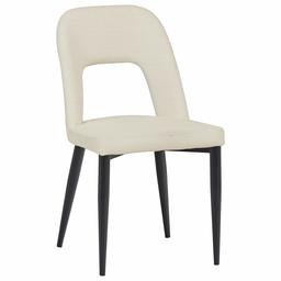 Rivet Florence Mid-Century - Set di 2 sedie da pranzo con schienale alto, 33 cm, colore: Avorio