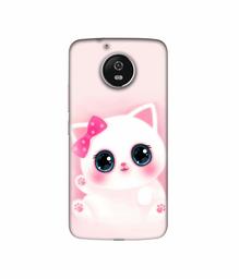 Amazon Brand - Solimo Designer Babby Kitty 3D Printed Hard Back Case Mobile Cover for Motorola Moto G5