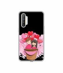 Amazon Brand - Solimo Designer Boy and Girl UV Printed Soft Back Case Mobile Cover for Realme XT