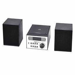 AmazonBasics Mini HiFi System with FM Radio and AUX Input – Black