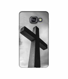 Amazon Brand - Solimo Designer Cross 3D Printed Hard Back Case Mobile Cover for Samsung Galaxy A3 (2016)