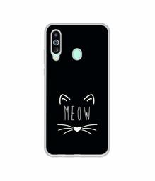 Amazon Brand - Solimo Designer Meow UV Printed Soft Back Case Mobile Cover for Samsung Galaxy M40