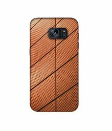 Amazon Brand - Solimo Designer Leather Texture 3D Printed Hard Back Case Mobile Cover for Samsung Galaxy S7 Edge