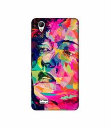 Amazon Brand - Solimo Designer Multicolor Lady Vector 3D Printed Hard Back Case Mobile Cover for Vivo Y31