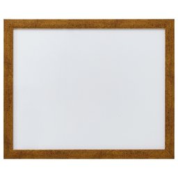 Amazon Brand – Rivet Mid Century Modern Decorative Dry Erase Wood Framed Memo Board - Dark Gold Frame, 18 x 22 Inch