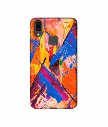 Amazon Brand - Solimo Designer Barfi Shape Multicolor Texture 3D Printed Hard Back Case Mobile Cover for Vivo V9 / V9 Pro