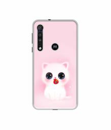 Amazon Brand - Solimo Designer Kitty UV Printed Soft Back Case Mobile Cover for Motorola One Macro