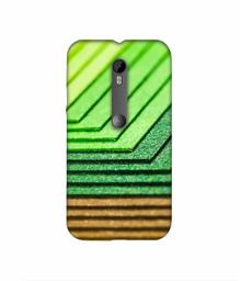 Amazon Brand - Solimo Designer Green Shad Texture 3D Printed Hard Back Case Mobile Cover for Motorola Moto G 3rd Generation