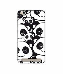 Amazon Brand - Solimo Designer Panda Texture UV Printed Soft Back Case Mobile Cover for Mi Redmi 5A